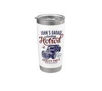 John's Hotrod Garage Classic Car Custom John Design Stainless Steel Insulated Tumbler
