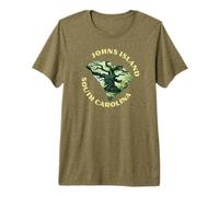 Johns Island South Carolina Angel Oak Tree Premium T-Shirt