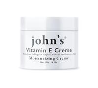 John's Vitamin E Moisturizer for Face & Body 16 oz with Hydrolyzed Collagen Complex for Extra Dry and Sensitive Skin Paraben Free All Natural Made in
