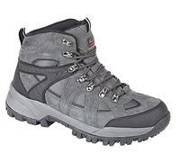 Johnscliffe® ANDES Hiking / Walking Boots. Waterproof, Charcoal Gray. Suede (12 UK)