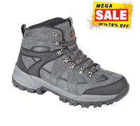 Johnscliffe Andes Mens WATERPROOF Trail Hiking Walking Outdoor Ankle Boots Grey