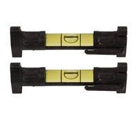 Johnson 585 Structo-Cast Line Level, 3" 2-Pack, Traditional, Metal, Inches