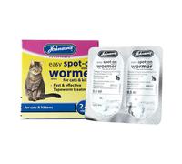 Johnson Easy Spot-on Wormer for Cats - 2 Treatments