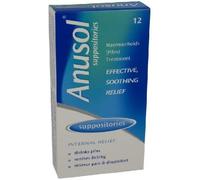 Johnson & Johnson Ltd Anusol Suppositories 12 Pack