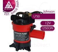 Johnson L750 Cartridge Bilge Pump│12V - 1250GPH - 19mm Hose│For Marine Boats