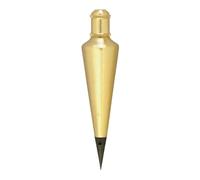 Johnson Level & Tool 116 Plumb Bob, 16 oz., Brass Finish, 1 Pack,Black