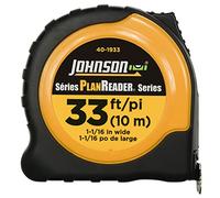 Johnson Level & Tool 40-1933 33' x 1-1/16" PlanReader® Inch/Metric Power Tape
