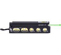 Johnson Level & Tool 5700-0800LZR 8" Magnetic Billet Torpedo Laser Level with GreenBrite Technology (Class II, <1mW)