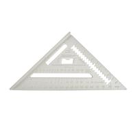 Johnson Level & Tool RAS-1B Johnny Square Professional Aluminum Rafter Square 7"""" Silver 1 Square