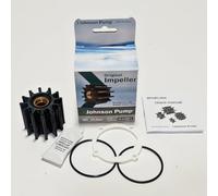 Johnson OEM Water Pump Impeller Replacement Kit - johnson 09-812 BT impeller for almost all Indmar Engines, 1996-present Malibu, Axis, and any boat with a johnson F6B Raw Water Pump - MC97 Neoprene