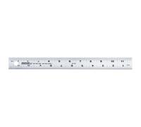 Johnson Pro-Art Aluminum Ruler 12-inch, Other, Multicoloured, 3.17x30.48x0.25 cm