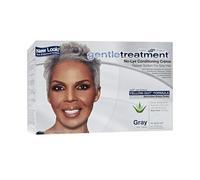 Johnson Products Gentle Treatment No Lye Conditioning Creme Relaxer For Grey Hair 1 Application / Gray Hair