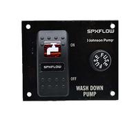 JOHNSON PUMP - SPX FLOW 82024 Wash Down Panel Switch, Black
