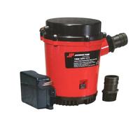 Johnson Pumps 01674-001 1600 GPH Heavy Duty Automatic Bilge Pump with Ultima Switch, 12V,Red