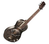 Johnson Resonator JR-960E-AS Single Cone Parlor Metal Body Electric Antique Steel