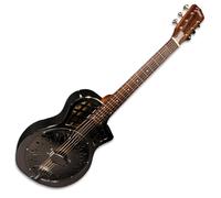 Johnson Resonator JR-994-PN Single Cone Metal Body Cutaway Polished Nickel