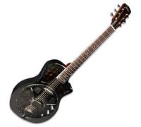 Johnson Resonator JR-994E-PN Single Cone Metal Body Cutaway Electric Polished Nickel