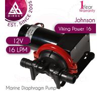 Johnson Viking Power 16 12V Self-Priming Diaphragm Pump 16 LPM│For Boats Marine