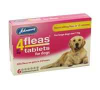 Johnson's 4 Flea Tablets for Large Dogs 6 Pack