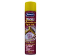 Johnsons 4 Fleas Household Flea Spray (1 x 600ml) & Stelr Pets Flea Guide