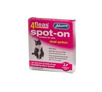 Johnson's 4Fleas Spot-On Dual Action Cat