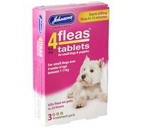Johnsons 4Fleas Tablets Puppies & Small Dogs 3 Treatment Pack
