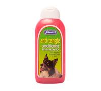 Johnsons Anti Tangle Dog Shampoo 400ml - Conditioner Shampoo for All Breeds - Cleans Revitalises and Helps Prevent Knots