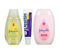 Johnson's Baby, Baby Care Essentials, 3 Pack