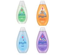 Johnson's Baby Bath Bundle,500ml & 300ml, 4 Pack