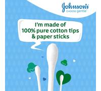 Johnsons Baby Cotton Buds 1 x Pack of 200 Soft Gentle Ear Buds for De