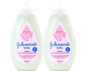 Johnson's Baby Lotion 500ml x2 Moisturising Gentle Skin Care