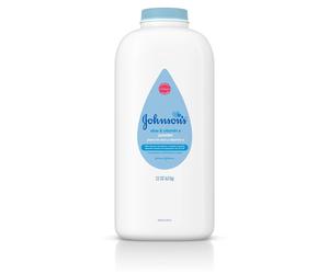 Johnson's Baby Naturally Derived Cornstarch Baby Powder with Aloe and Vitamin E for Delicate Skin, Hypoallergenic and Free of Parabens, Phthalates, an