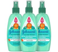 Johnson's Baby No More Tangles Conditioner Spray for Kids, 3 x 200 ml