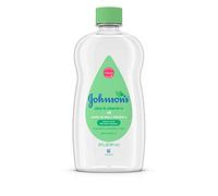 Johnson's Baby Oil With Aloe Vera & Vitamin E For Dry Skin, 20 oz.