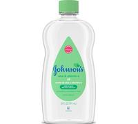 Johnson's Baby Oil With Aloe Vera & Vitamin E For Dry Skin, 20 oz.