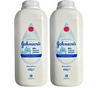 Johnson's Baby Powder 4 x 400g / 99% Natural Powder Keeps Skin Soft & Dry