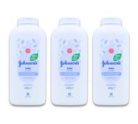 Johnson's Baby Powder 400g | Talc-Free | Hypoallergenic | Gentle & Soothing X 3