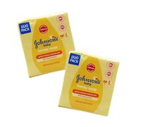 Johnson's Baby Soap Bars Honey, 4 Pack (2 x Twin Packs), 90g Each - Total 4 individually wrapped Bars, Mild & Gentle Formula for Delicate Skin