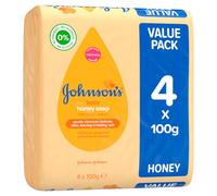 Johnson's Baby Soap with Honey, 100 g, Pack of 4