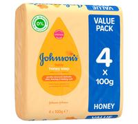 Johnson's Baby Soap with Honey, 100 g, Pack of 4