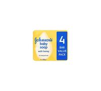 Johnsons Baby Soap with Honey 4 Bar Value Pack