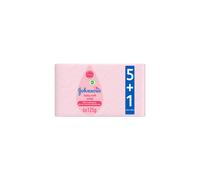 Johnson's Baby Soft Soap With Moisturisers, Gently Cleanses Delicate Skin 125g Pack Of 6 |Protect Baby's Skin From Dryness |Bar Soap