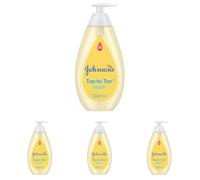 Johnson's Baby Top to Toe Wash (1 x 500 ml), Gentle & Mild Head to Toe Wash for Newborn Care, Newborn Essentials No More Tears, Suitable for Babies First Bath, Kids and Adults (Pack of 4)