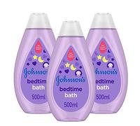 Johnson's Bedtime Bath Multipack, Gentle and Mild for Delicate Skin and Everyday Use, Enriched with Soothing Natural Calm Essences, 3 x 500 ml