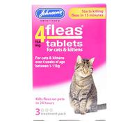 Johnson's 4fleas Kitten/Cat Tabs(x3)