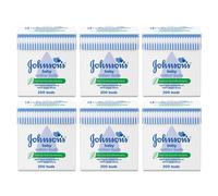 Johnson's Cotton Buds (200 Buds) - Pack of 6