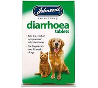 Johnsons Diarrhoea Tablets Dog 12 pack of 6