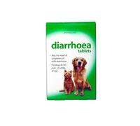 Johnsons DIARRHOEA Tablets for DOGS and CATS, VETS Recommended - For Over 12 Weeks Age