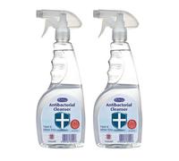 Johnsons Dr Johnson Antibacterial Cleaner 750Ml Spray X 2 - Odour-Free, Multi-Surface Disinfectant, Household & Kitchen Cleaning Solution