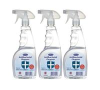 Johnsons Dr Johnson Antibacterial Cleaner 750Ml Spray X 3 - Odour-Free, Multi-Surface Disinfectant, Household & Kitchen Cleaning Solution